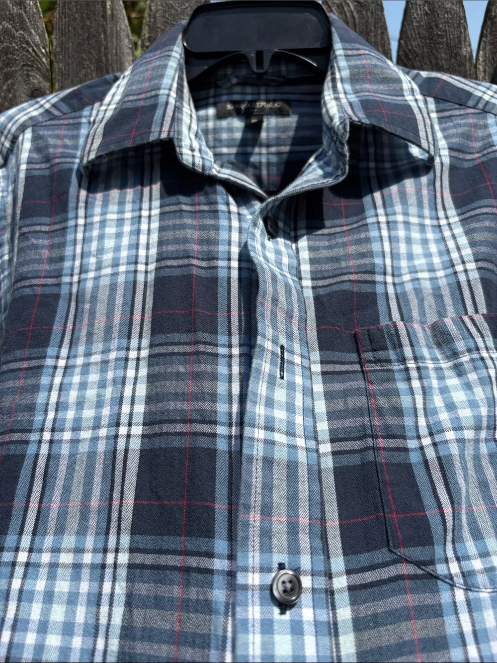 Banana Republic medium cotton flannel.